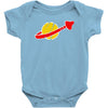 the spaceman logo Baby Bodysuit