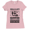 Never Underestimate A Grandfather With An Engineer Degree Ladies Fitted T-Shirt