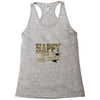 happy when duck hunting Racerback Tank