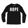 nope (2) Long Sleeve Shirts