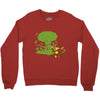 apathetic in the face of certain annihilation Crewneck Sweatshirt