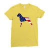 patriotic boxer Ladies Fitted T-Shirt