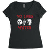 no lives matter Women's Triblend Scoop T-shirt
