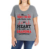 There's This Boy Who Stole My Heart He Calls Me Grandma Ladies Curvy T-Shirt
