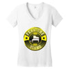 piano shirt fear the piano funny Women's V-Neck T-Shirt