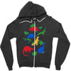 dinosaurs Zipper Hoodie