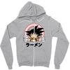 saiyan ramen Zipper Hoodie