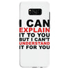 i can explain it to you but i can't understand it for you Samsung Galaxy S8 Case