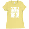 need jesus bro Ladies Fitted T-Shirt