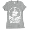Sailor Life Is Adventure Dare It Ladies Fitted T-Shirt