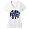 rebel girl 2 Women's V-Neck T-Shirt