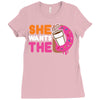 She Wants The D Dunkin Donuts Ladies Fitted T-Shirt