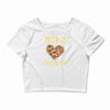 pizza is my valentine 3 Crop Top