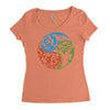 balance of power clearance Women's Triblend Scoop T-shirt