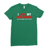i love my girlfriend Ladies Fitted T-Shirt