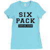 Six Pack Coming Soon Ladies Fitted T-Shirt
