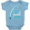 bends over Baby Bodysuit
