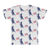 Patriotic T-Rex All Over Men's T-shirt