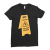 the floor is lava Ladies Fitted T-Shirt