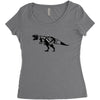 choice cuts Women's Triblend Scoop T-shirt
