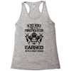 The Title Firefighter Not Earned From Fancy Degree Racerback Tank