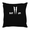 inspired by how i met your mother, barney suit up funny Throw Pillow