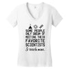 i teach mine science teacher Women's V-Neck T-Shirt