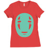 kaonashi mask spirited away Ladies Fitted T-Shirt