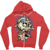 skull movie Zipper Hoodie
