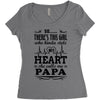 So... There's This Girl Who Kinda Stole My Heart Papa Women's Triblend Scoop T-shirt