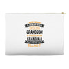 Super Cool Grandson Of A Freaking Awesome Grandma Accessory Pouches