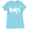 bmx graffiti Ladies Fitted T-Shirt