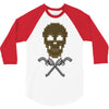 skull bullets 3/4 Sleeve Shirt