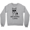 no drama llama Crewneck Sweatshirt