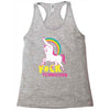 gay pride f#ck younicorn funny rude unicorn Racerback Tank