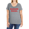 Badass Mama Ladies Curvy T-Shirt