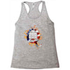 American Flag Q Fire Racerback Tank
