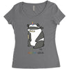 %5 unicorn %95 ninja Women's Triblend Scoop T-shirt