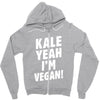 Kale Yeah I'm Vegan! Zipper Hoodie