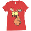 zombie bunny Ladies Fitted T-Shirt