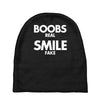 boobs real smile fake Baby Beanies