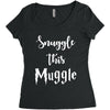 Snuggle this Muggle Women's Triblend Scoop T-shirt