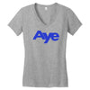 vote aye for scotland scottish yes independence Women's V-Neck T-Shirt