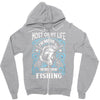 wasted my life Zipper Hoodie