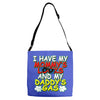mommy's looks daddy's gas Adjustable Strap Totes
