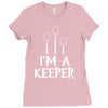 i am a keeper Ladies Fitted T-Shirt