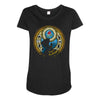 la danse de la rose Maternity Scoop Neck T-shirt