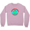 question your thinking flowy crop Crewneck Sweatshirt