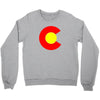 colorado flag Crewneck Sweatshirt