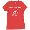 save gas run Ladies Fitted T-Shirt